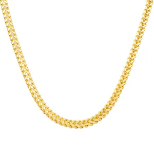 10K GOLD 6.14MM HOLLOW BOX FRANCO CHAIN