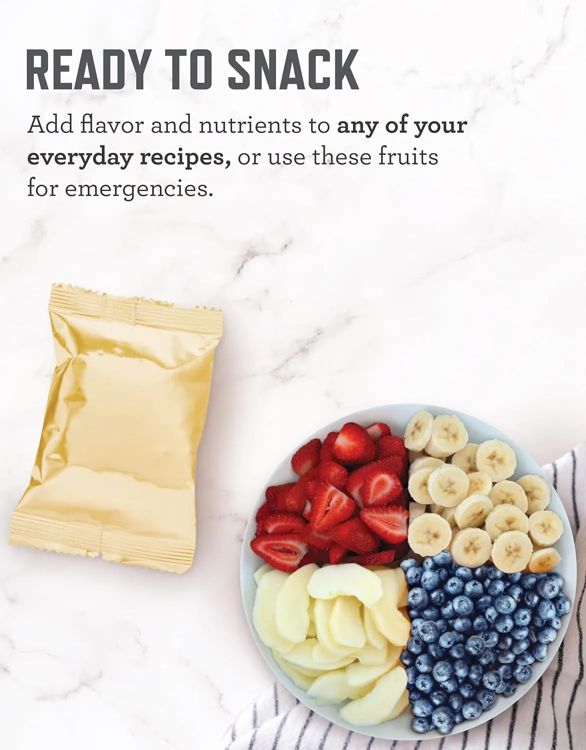 120 Serving Freeze Dried Fruit Bucket