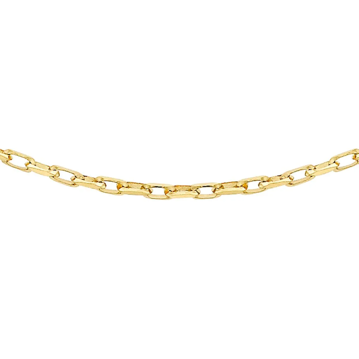 9K Yellow Gold 40 Diamond Cut Belcher Chain /24’’
