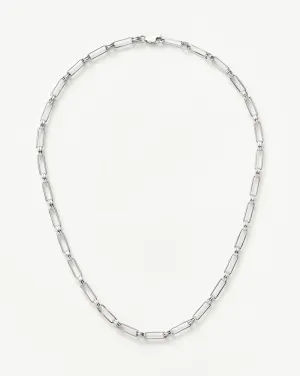 Aegis Chain Necklace | Silver Plated