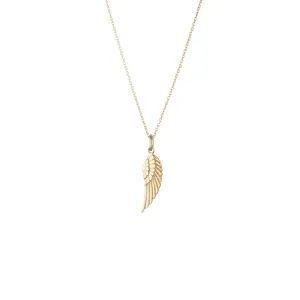 Angel Wing Necklace in Gold Vermeil