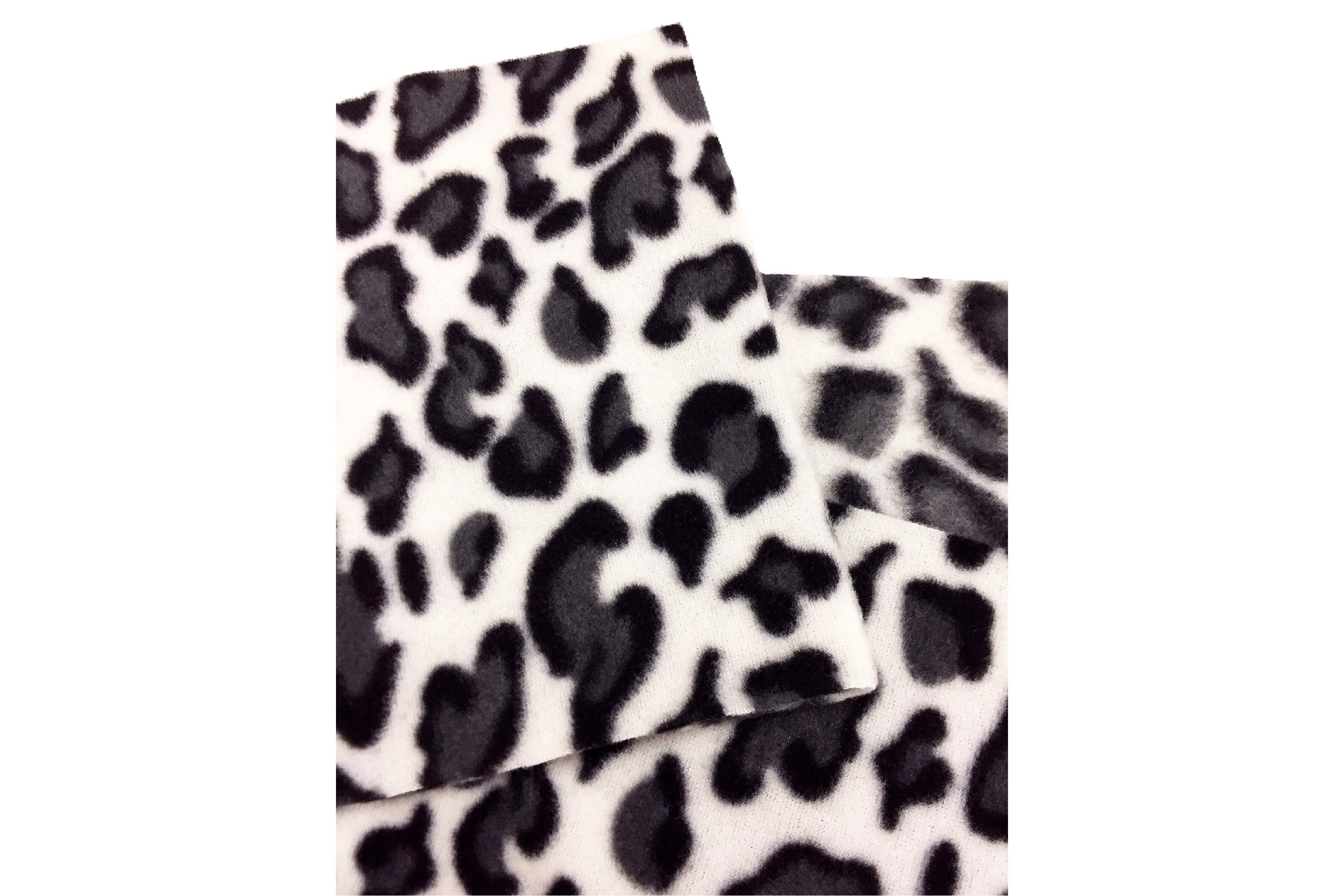Animal Print Fleece Scarf, Gloves, & Beanie Set