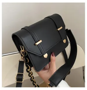 Back to College Fashion Crossbody Bags for Women Chain Designer PU Leather Luxury Desiger Bag 2021 Women Trend Shoulder Branded Trending Bags