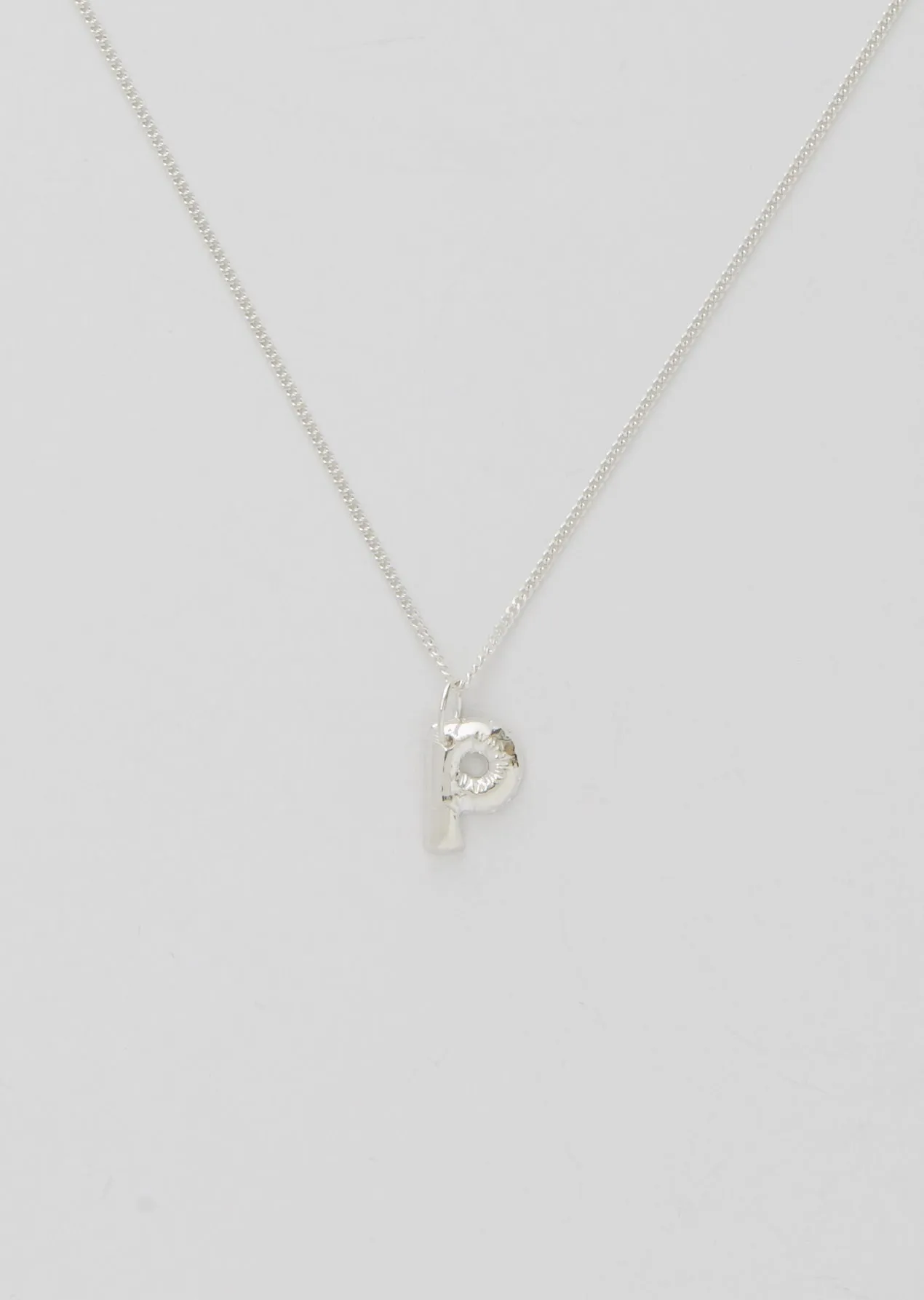 Balloon Letter Necklace - P