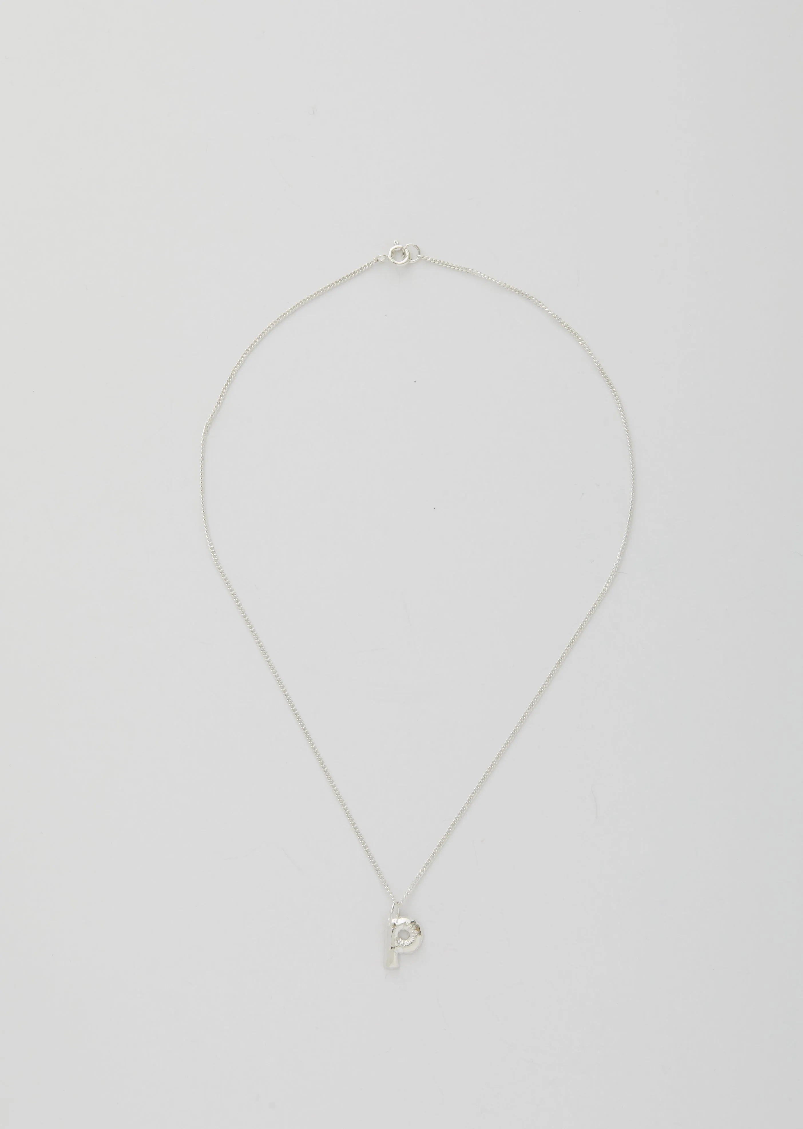Balloon Letter Necklace - P