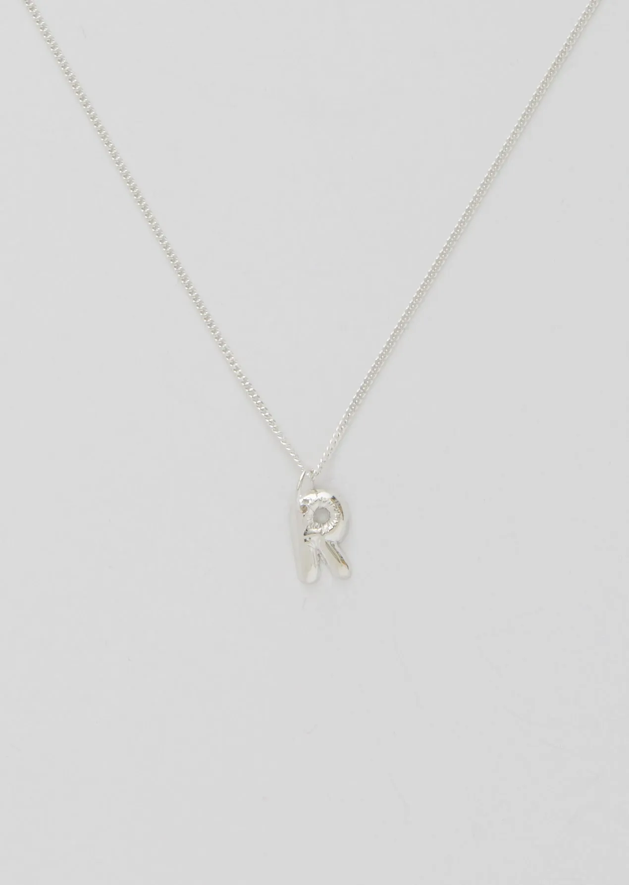 Balloon Letter Necklace - R