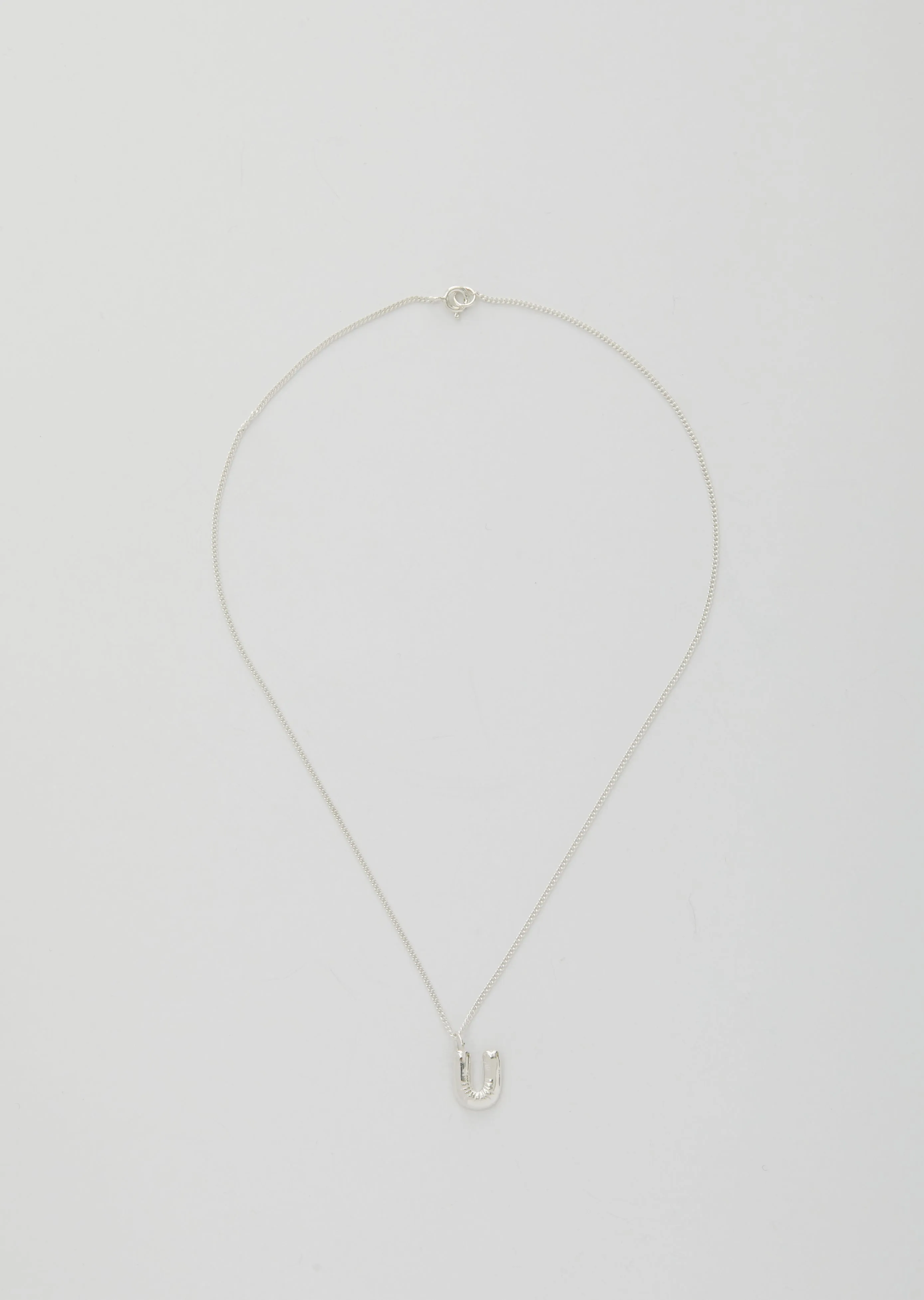 Balloon Letter Necklace - U