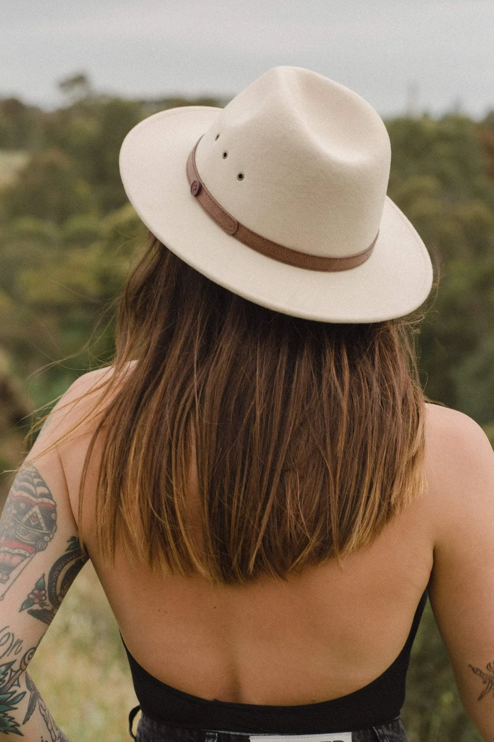 BILLY BONES CLUB C.R.E.A.M FEDORA - CREAM