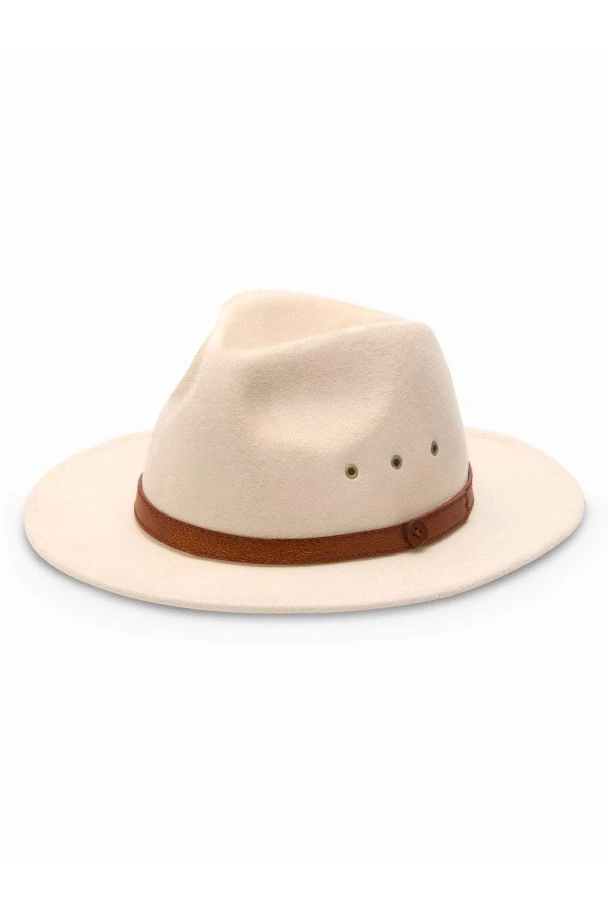 BILLY BONES CLUB C.R.E.A.M FEDORA - CREAM
