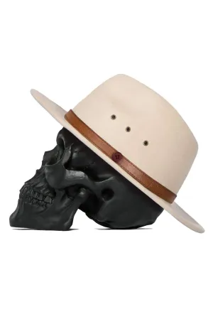 BILLY BONES CLUB C.R.E.A.M FEDORA - CREAM