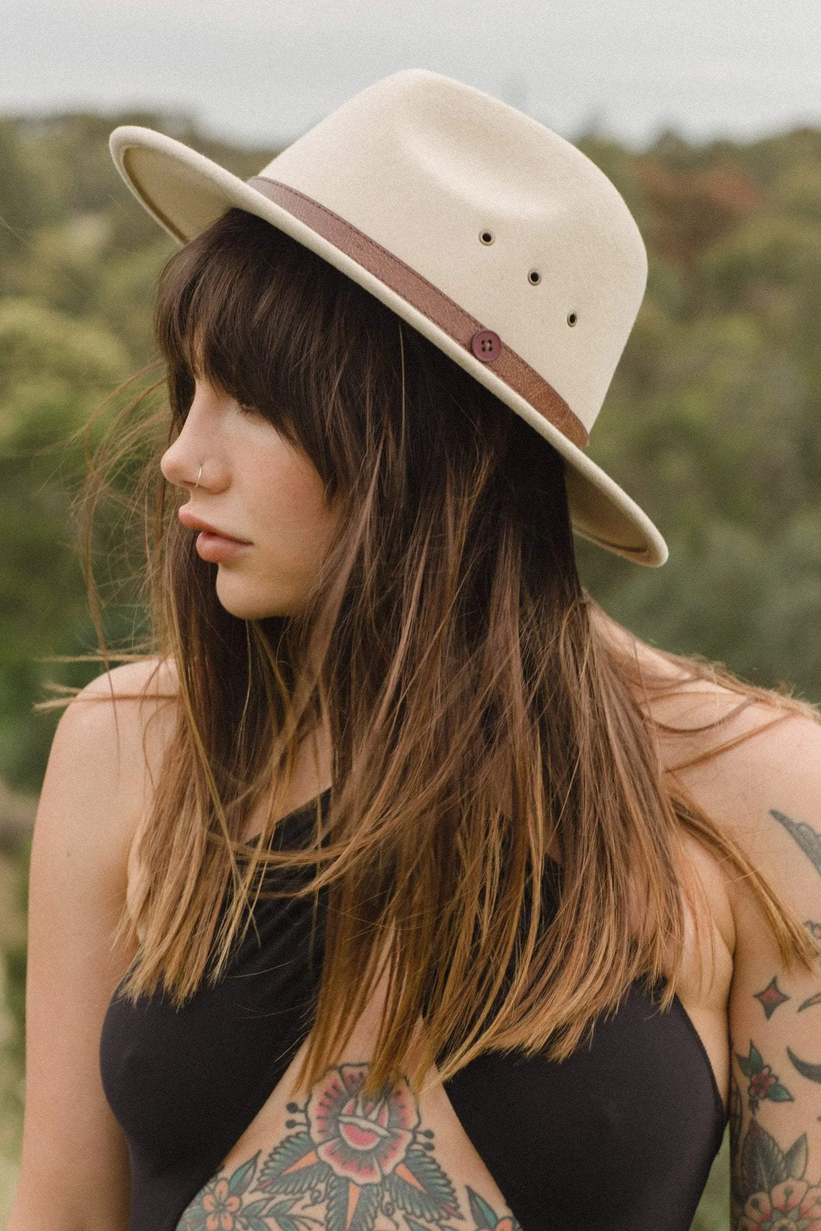 BILLY BONES CLUB C.R.E.A.M FEDORA - CREAM