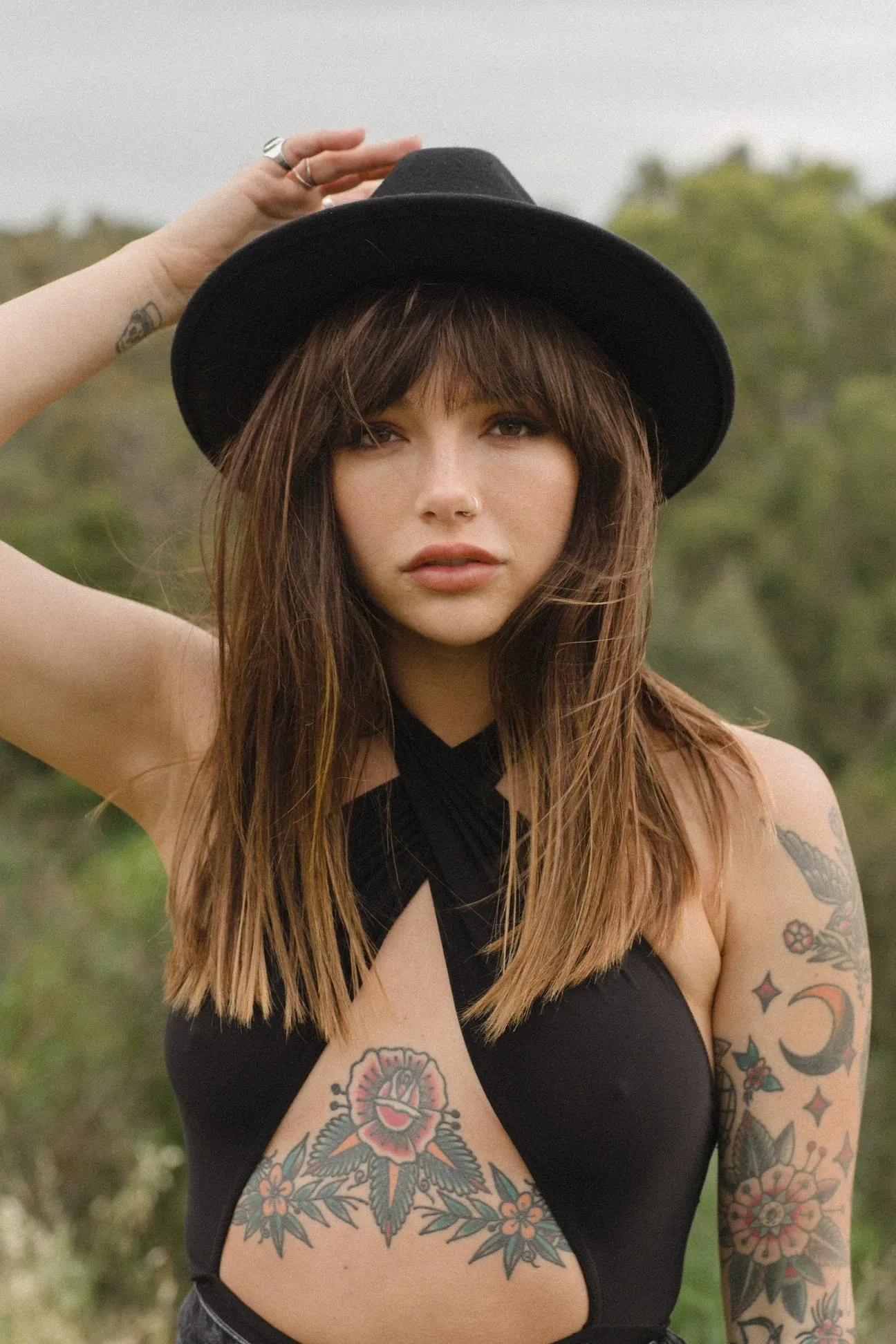 BILLY BONES CLUB HENDRIX FEDORA - BLACK