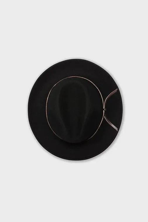 BILLY BONES CLUB HENDRIX FEDORA - BLACK