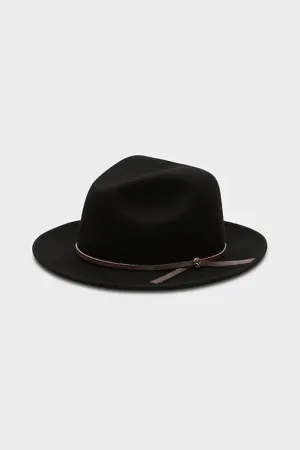 BILLY BONES CLUB HENDRIX FEDORA - BLACK