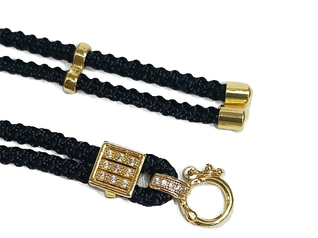 Black & Golden Design 07 Jewelry Making Chain with Charms