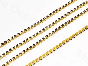 Black Diamond / Gray Golden Cup Chain