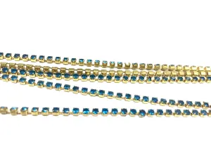 Blue Stone Cup Chain