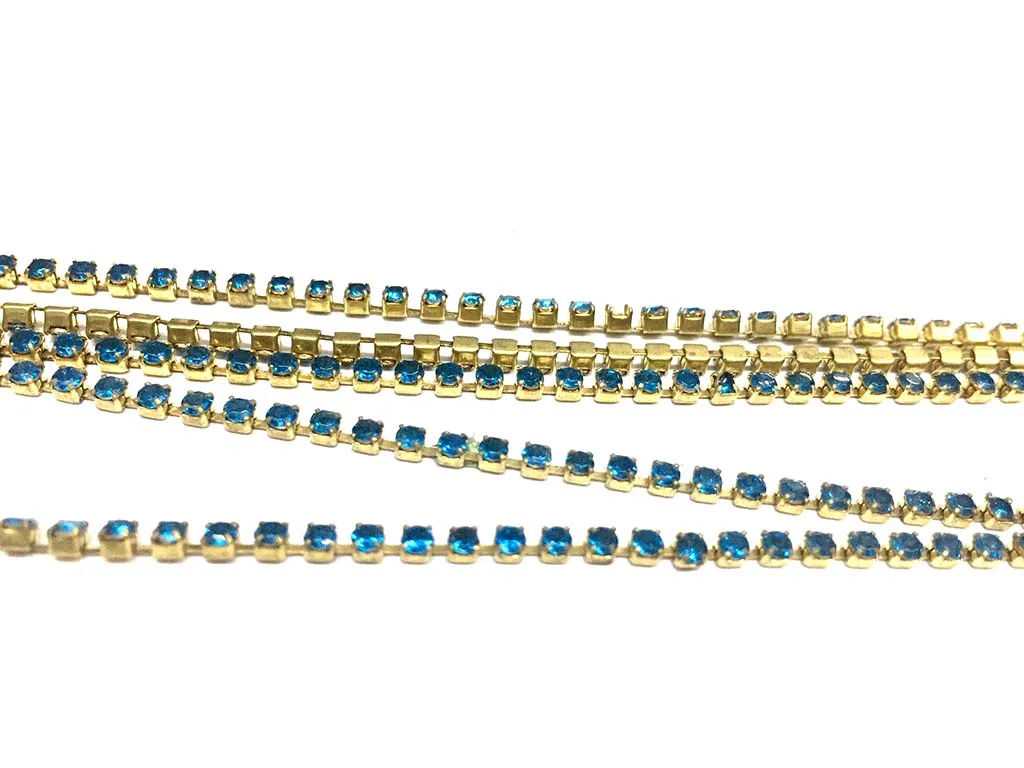 Blue Stone Cup Chain