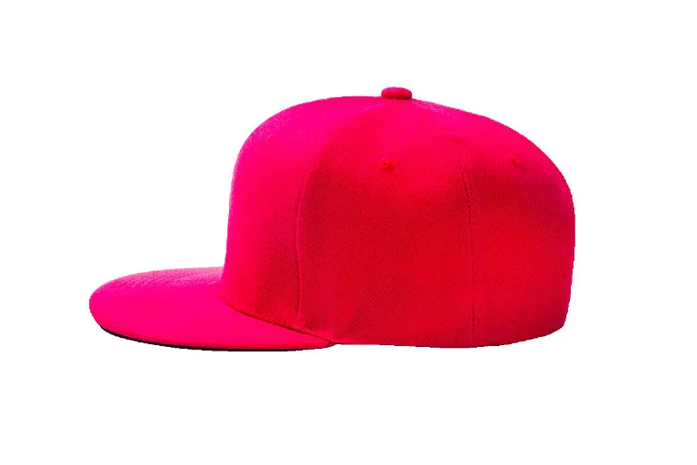Bright Pink Baseball Hat - Snapback Adjustable Fit 9Fifty Style 100% Cotton TCD