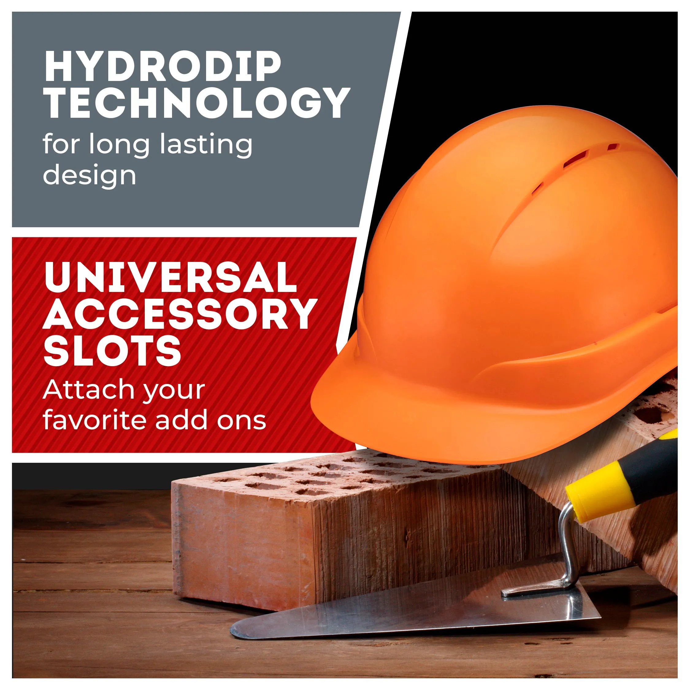 Cap Style Orange Vented Hard Hat