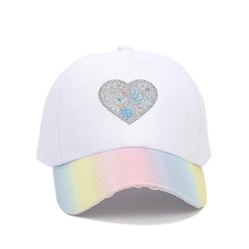 Children Unisex Cartoon Style Cute Preppy Style Cartoon Embroidery Baseball Cap