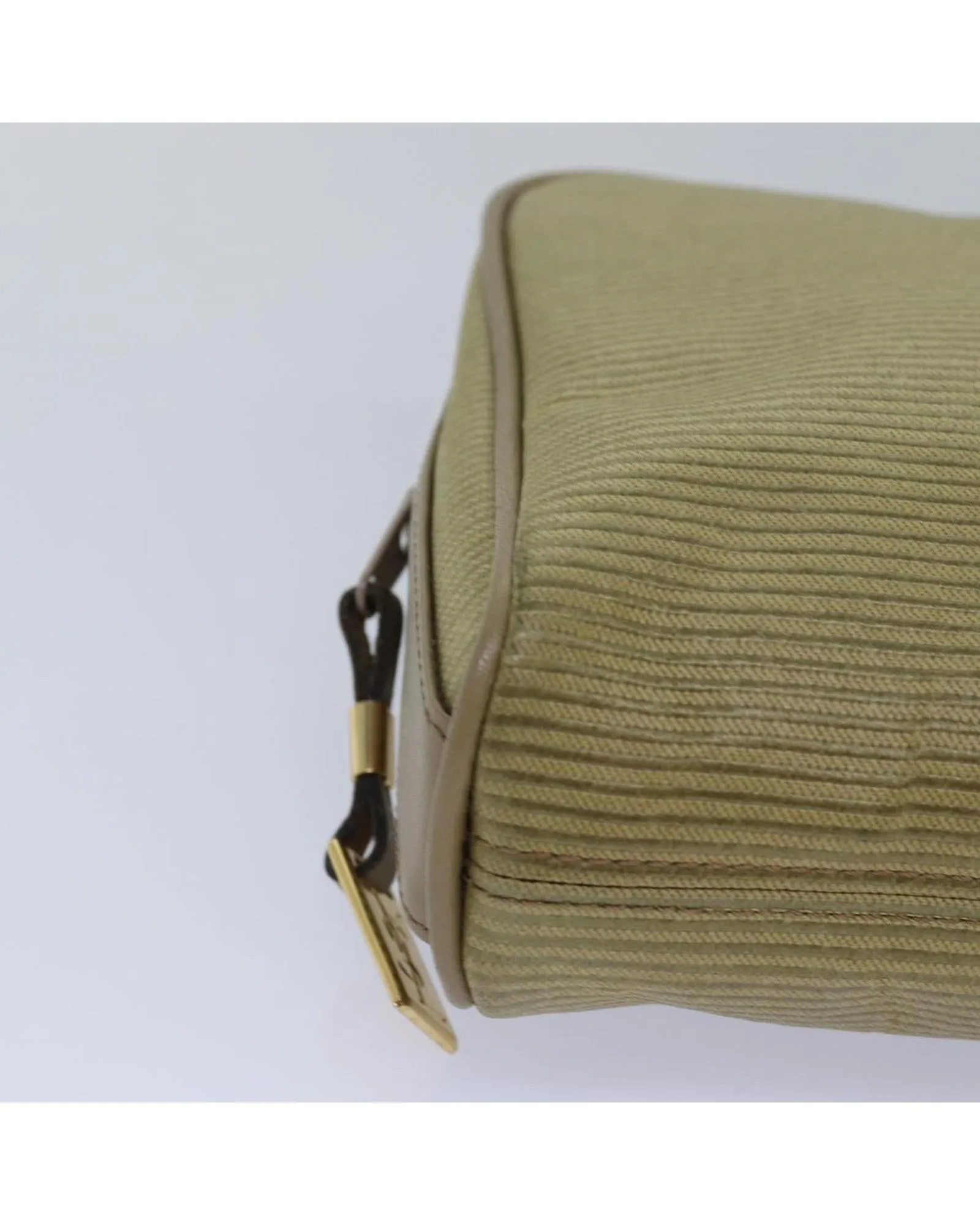 Coated Canvas Pouch with Dust Bag
