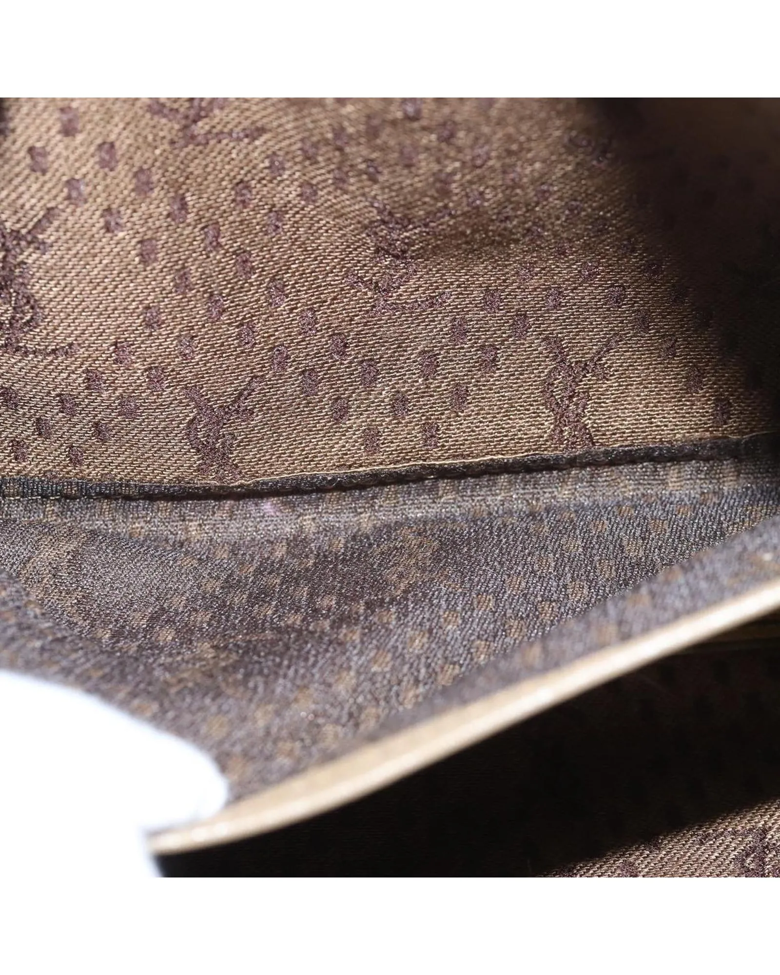 Coated Canvas Pouch with Dust Bag