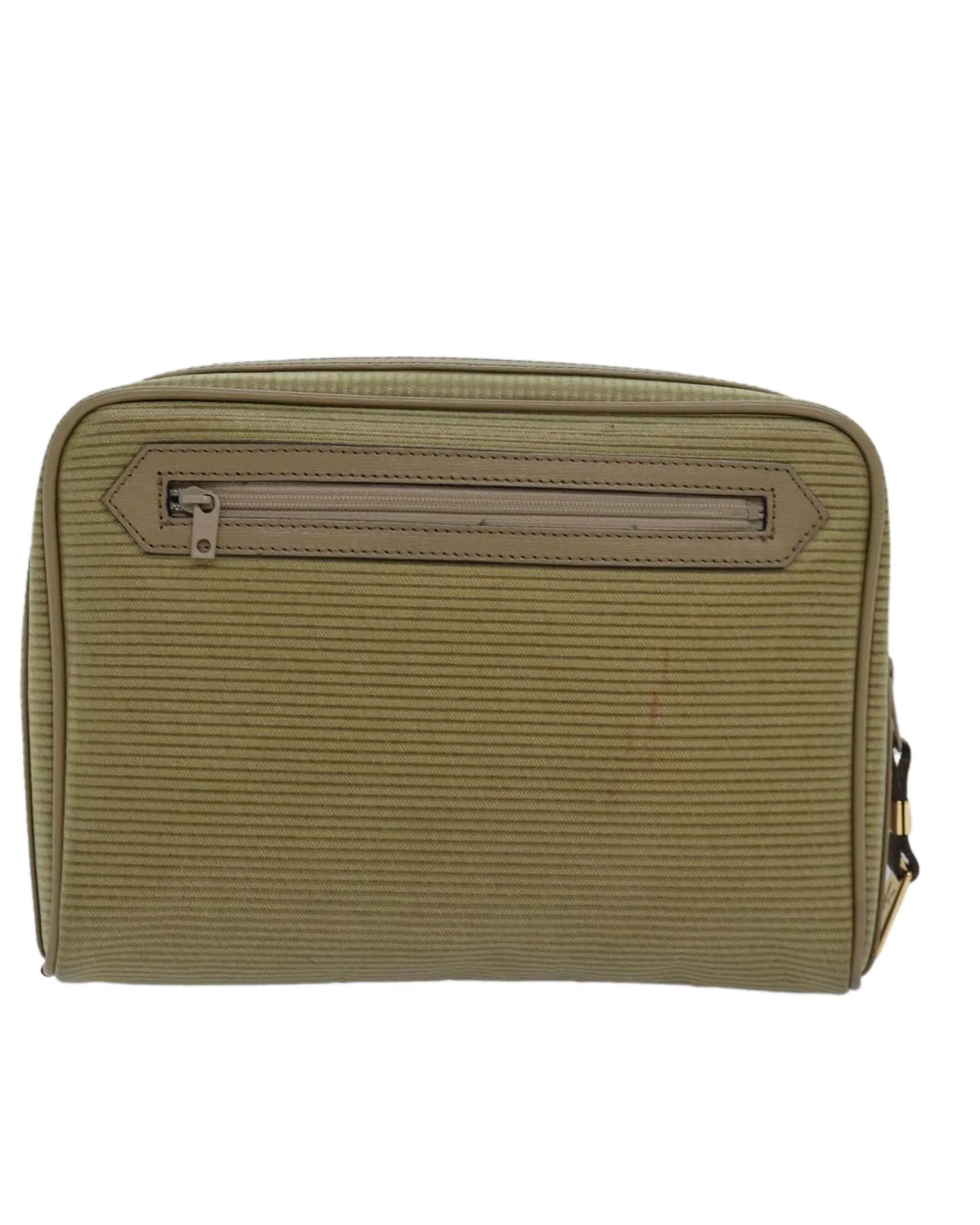 Coated Canvas Pouch with Dust Bag