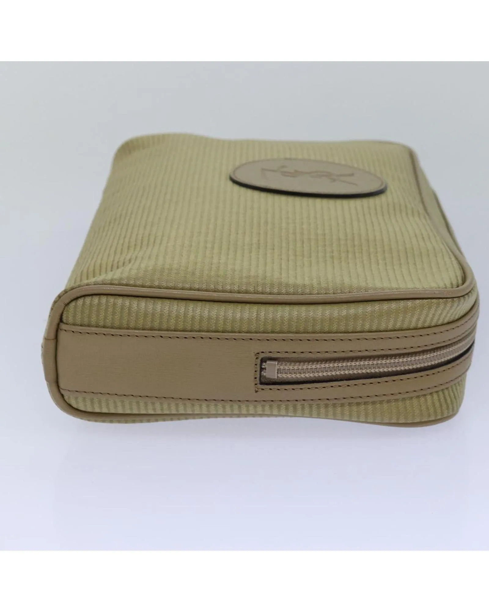 Coated Canvas Pouch with Dust Bag