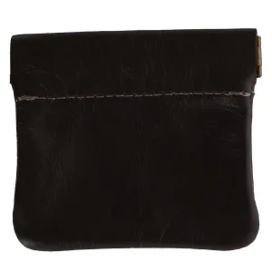 CTM® Leather Squeeze Coin Change Pouch