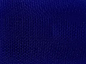 Dark Royal Blue Plain Net Fabric (Wholesale)