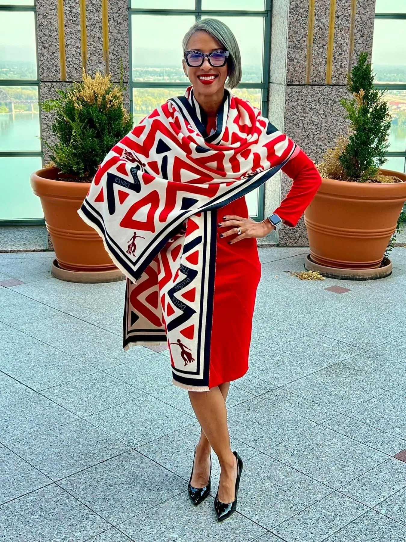 Delta Sigma Theta Fortitude Pashmina Scarf/Shawl