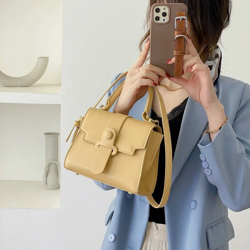 Designer Women Pu Leather Handbags High Quality Ladies Small Purse Shoulder Bag Fashion Crossbody Bags for Women Messenger Bag