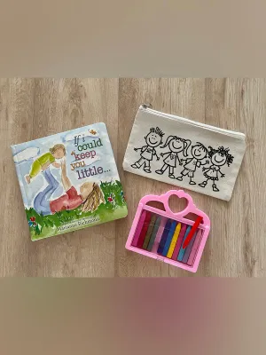 DIY Colouring Best Friends Pouch