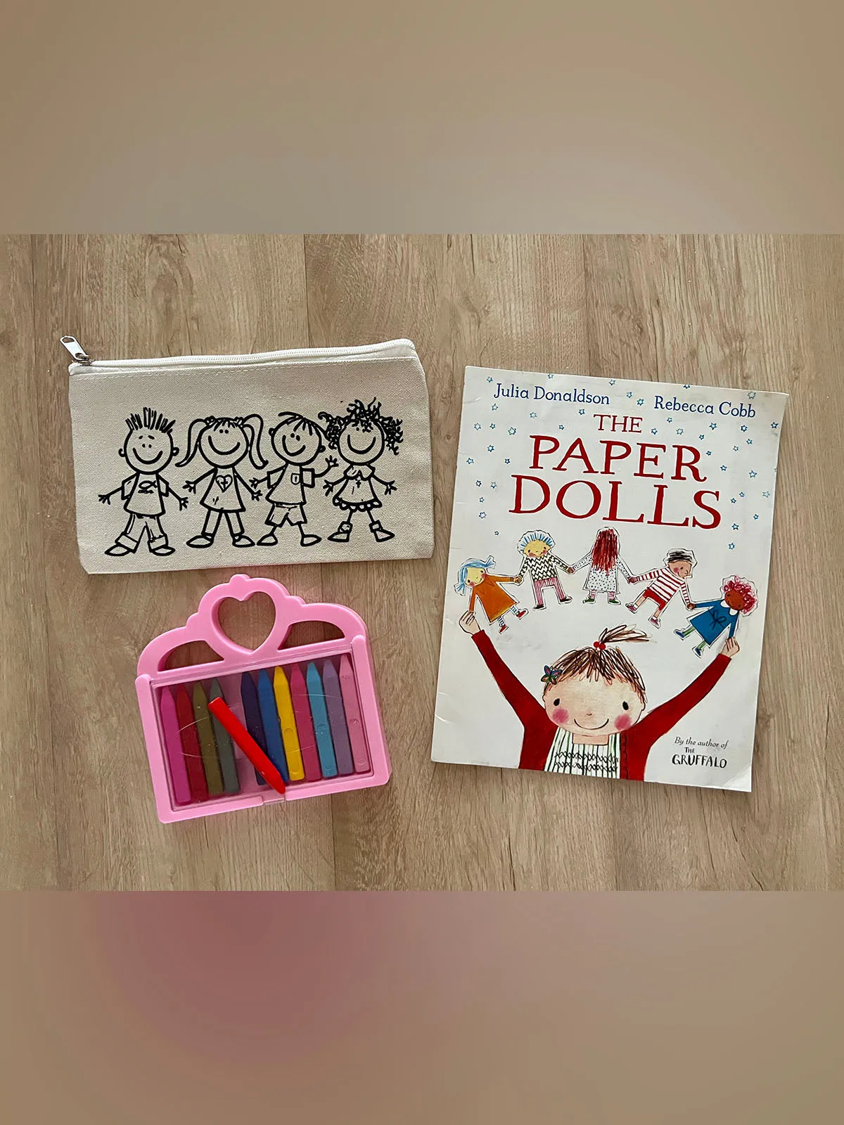 DIY Colouring Best Friends Pouch