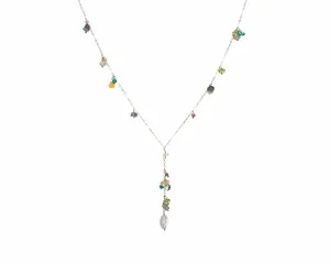 Enchanted Gold Fill Gemstone Y Necklace