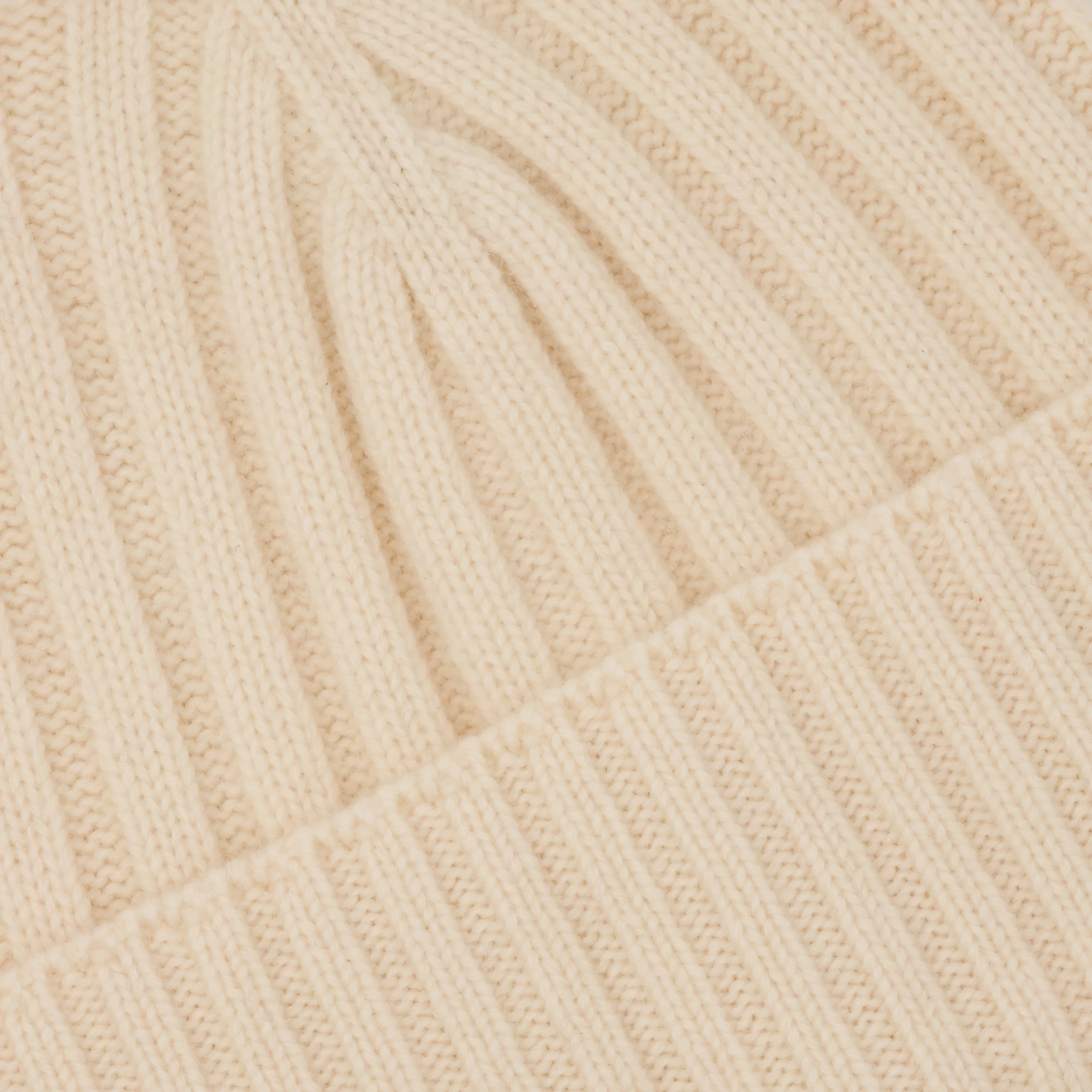 Euclid Wool Cream Beanie