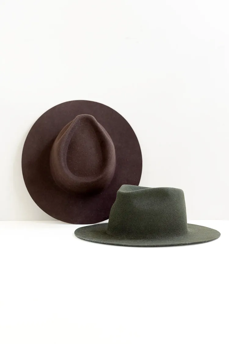 Flea Style Lenny Espresso Short Brim Hat