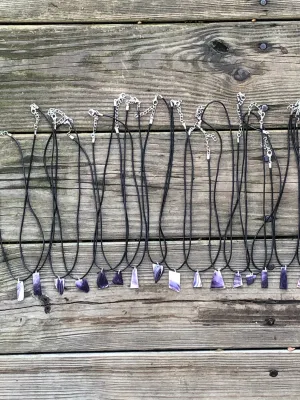 Free Form Wampum Necklaces