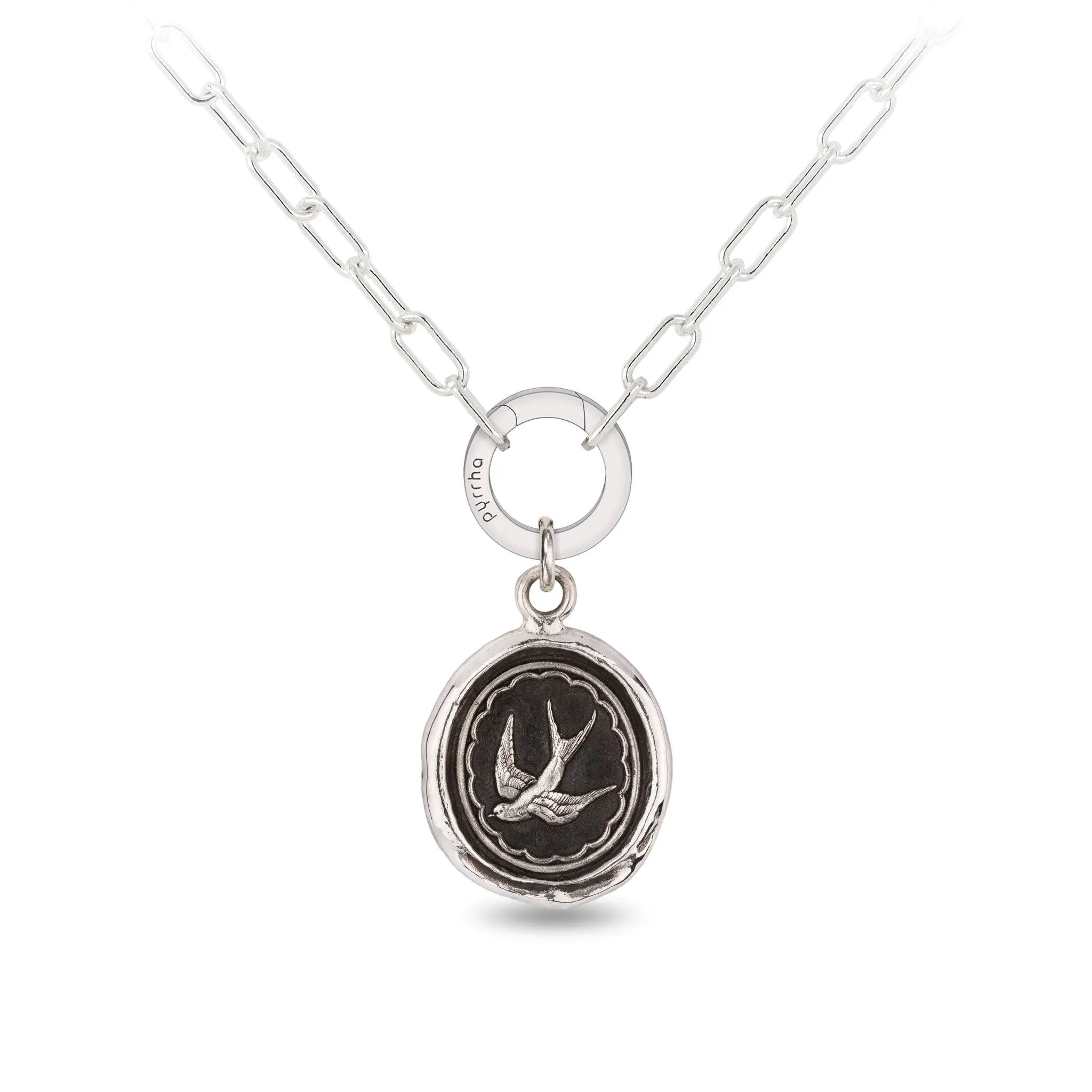 Free Spirited Small Paperclip Chain Necklace
