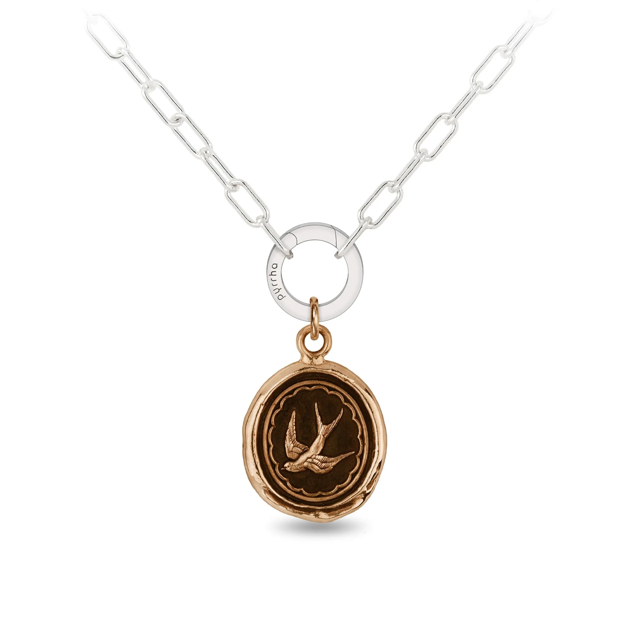 Free Spirited Small Paperclip Chain Necklace