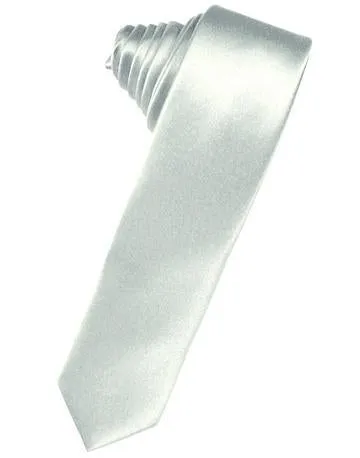 Freesia Luxury Satin Skinny Necktie