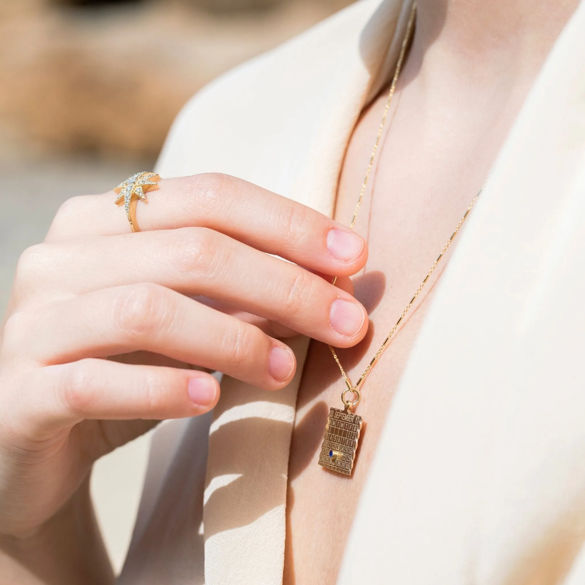 Gold Octagon Tube Chain