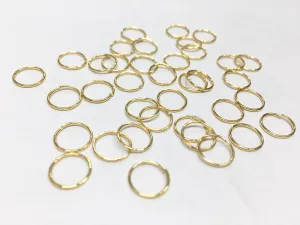 Golden Connector Metal Jump Ring- 9 mm