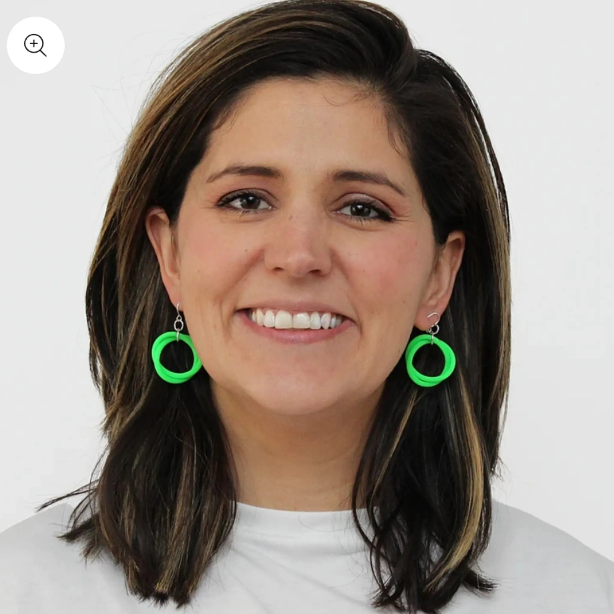 Green Cefalu Earrings by Sylca
