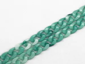 Green Dual Shade Plastic Chains