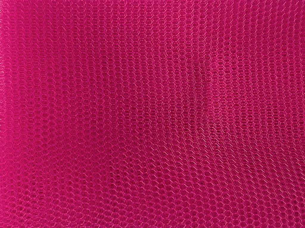 Hot Pink Plain Net Fabric (Wholesale)