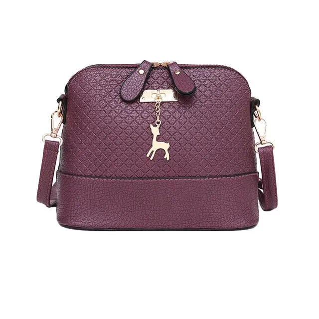 HOT SALE!2018 Women Messenger Bags Fashion Mini Bag With Deer Toy Shell Shape Bag Women Shoulder Bags handbag