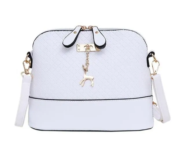 HOT SALE!2018 Women Messenger Bags Fashion Mini Bag With Deer Toy Shell Shape Bag Women Shoulder Bags handbag