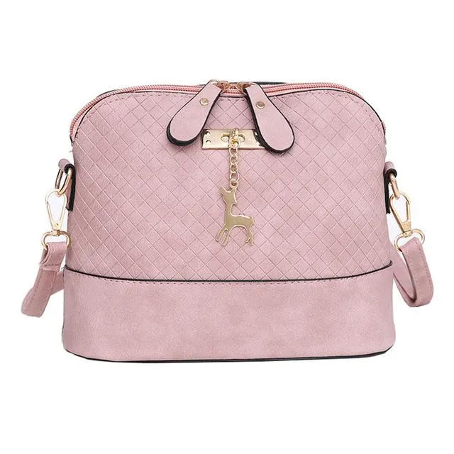 HOT SALE!2018 Women Messenger Bags Fashion Mini Bag With Deer Toy Shell Shape Bag Women Shoulder Bags handbag